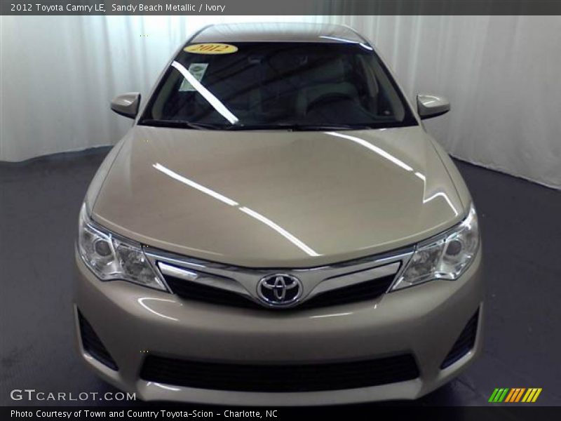 Sandy Beach Metallic / Ivory 2012 Toyota Camry LE