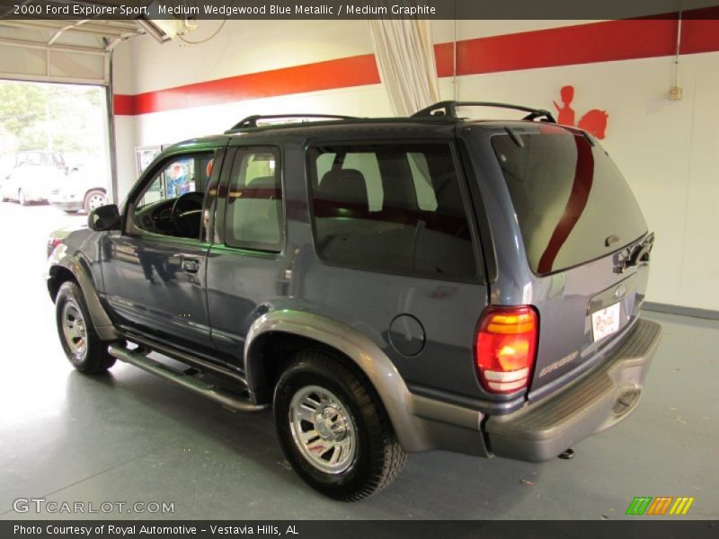 Medium Wedgewood Blue Metallic / Medium Graphite 2000 Ford Explorer Sport