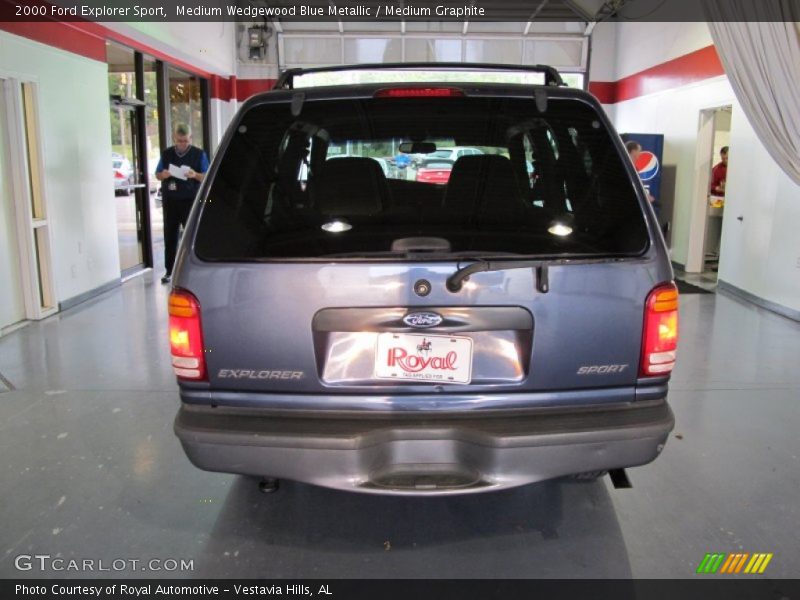 Medium Wedgewood Blue Metallic / Medium Graphite 2000 Ford Explorer Sport
