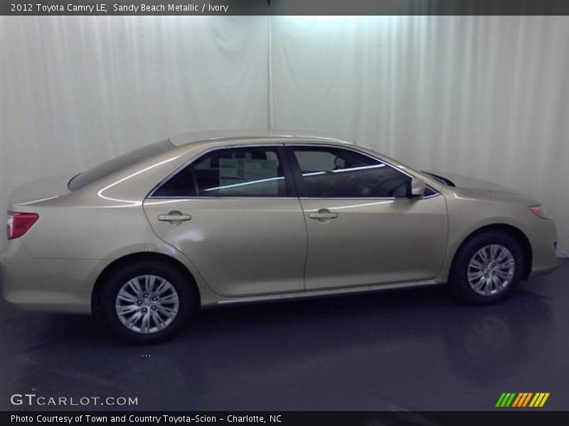 Sandy Beach Metallic / Ivory 2012 Toyota Camry LE