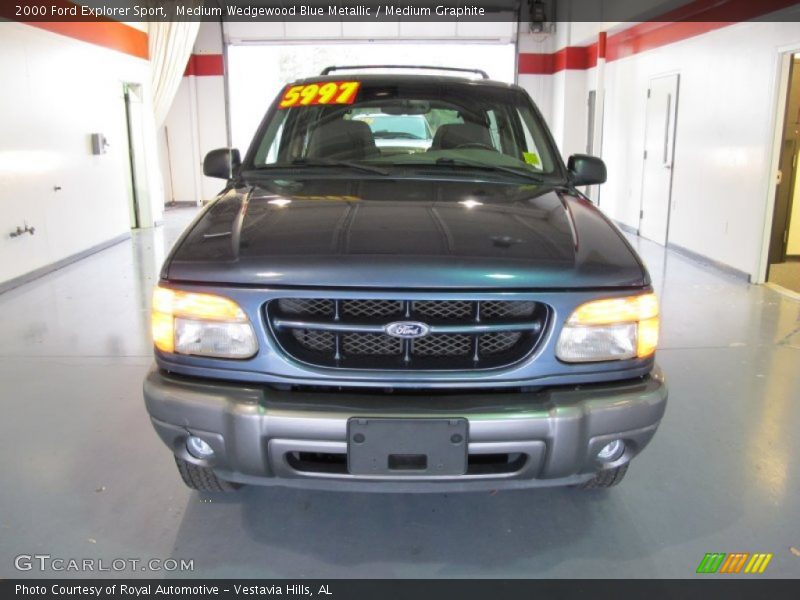 Medium Wedgewood Blue Metallic / Medium Graphite 2000 Ford Explorer Sport