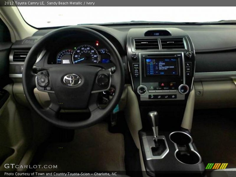 Sandy Beach Metallic / Ivory 2012 Toyota Camry LE