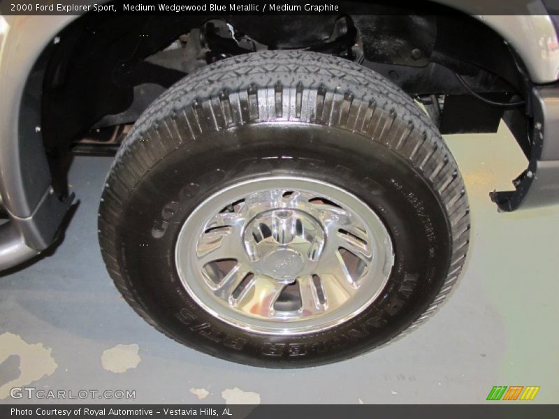 Medium Wedgewood Blue Metallic / Medium Graphite 2000 Ford Explorer Sport
