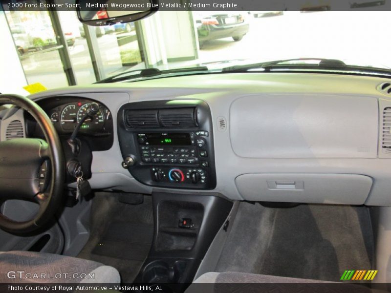Medium Wedgewood Blue Metallic / Medium Graphite 2000 Ford Explorer Sport