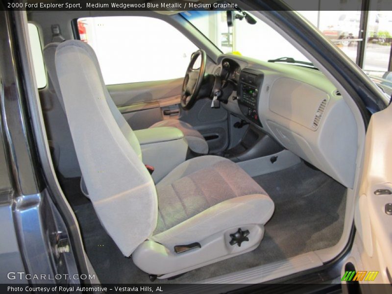 Medium Wedgewood Blue Metallic / Medium Graphite 2000 Ford Explorer Sport
