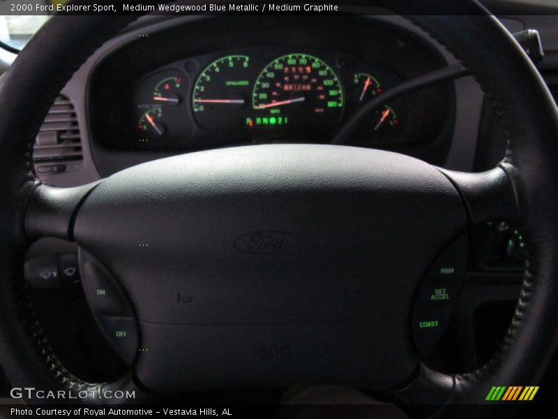 Medium Wedgewood Blue Metallic / Medium Graphite 2000 Ford Explorer Sport