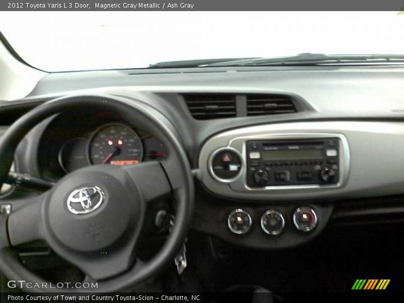 Magnetic Gray Metallic / Ash Gray 2012 Toyota Yaris L 3 Door
