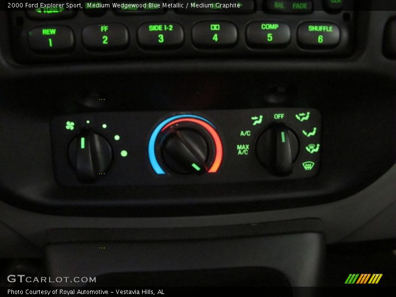Medium Wedgewood Blue Metallic / Medium Graphite 2000 Ford Explorer Sport