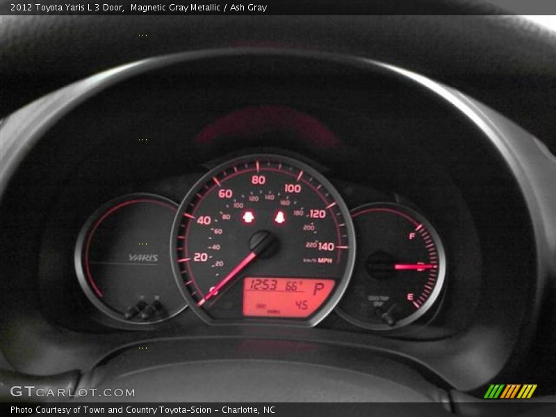  2012 Yaris L 3 Door L 3 Door Gauges
