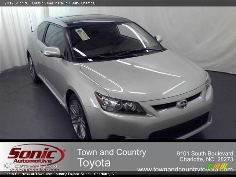 Classic Silver Metallic / Dark Charcoal 2012 Scion tC