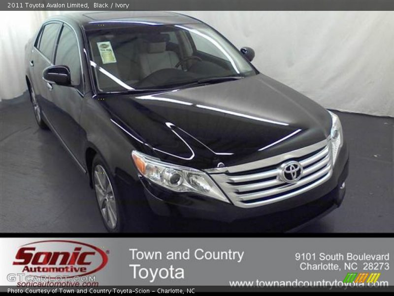 Black / Ivory 2011 Toyota Avalon Limited