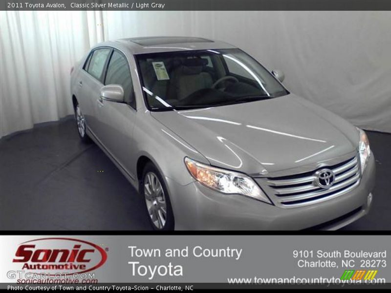 Classic Silver Metallic / Light Gray 2011 Toyota Avalon
