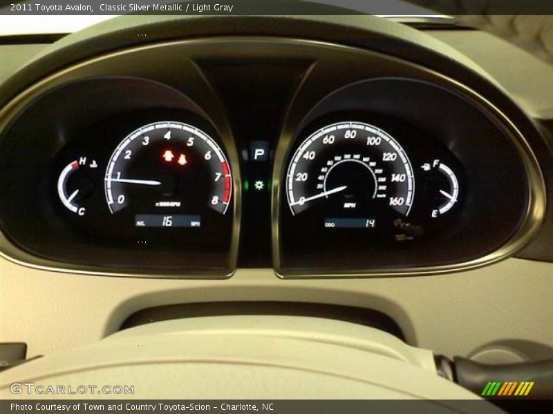 Classic Silver Metallic / Light Gray 2011 Toyota Avalon