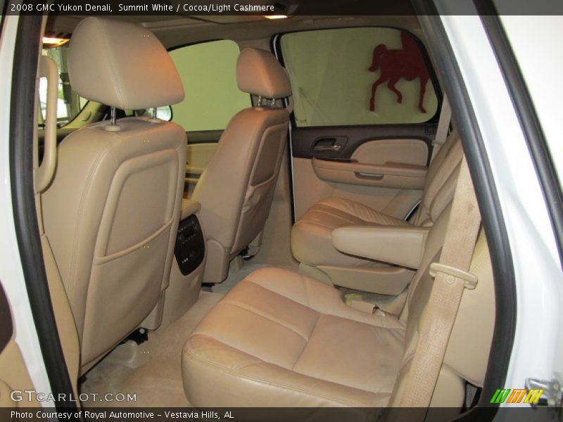 Summit White / Cocoa/Light Cashmere 2008 GMC Yukon Denali