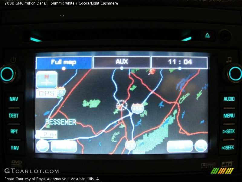 Navigation of 2008 Yukon Denali