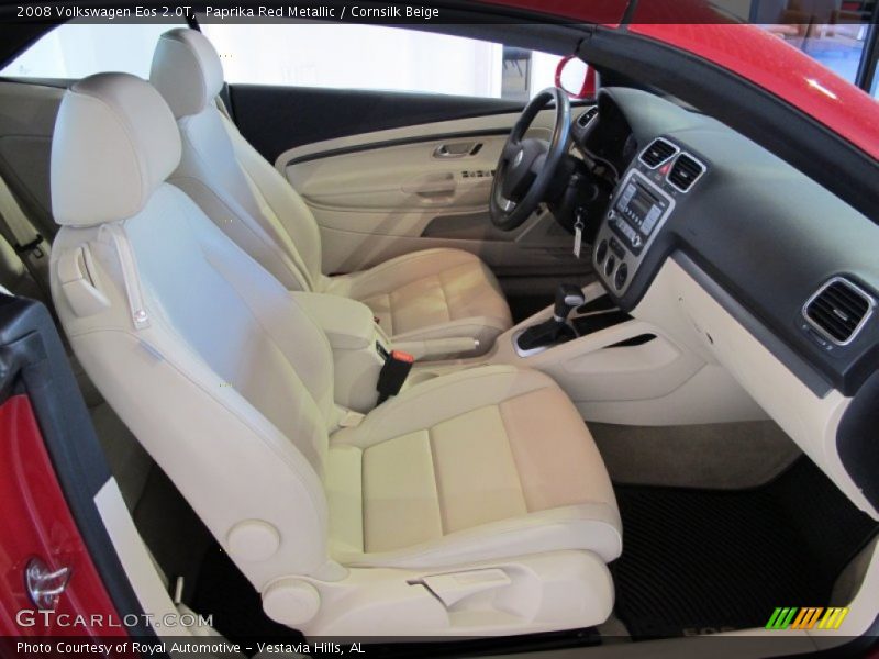 Paprika Red Metallic / Cornsilk Beige 2008 Volkswagen Eos 2.0T