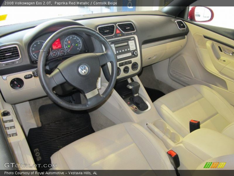 Paprika Red Metallic / Cornsilk Beige 2008 Volkswagen Eos 2.0T
