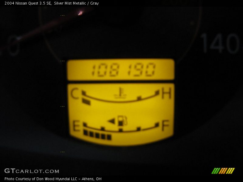 Silver Mist Metallic / Gray 2004 Nissan Quest 3.5 SE