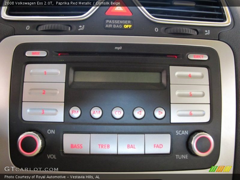 Paprika Red Metallic / Cornsilk Beige 2008 Volkswagen Eos 2.0T