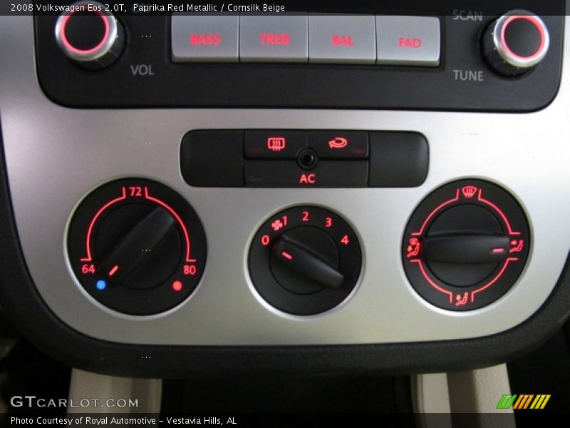 Paprika Red Metallic / Cornsilk Beige 2008 Volkswagen Eos 2.0T