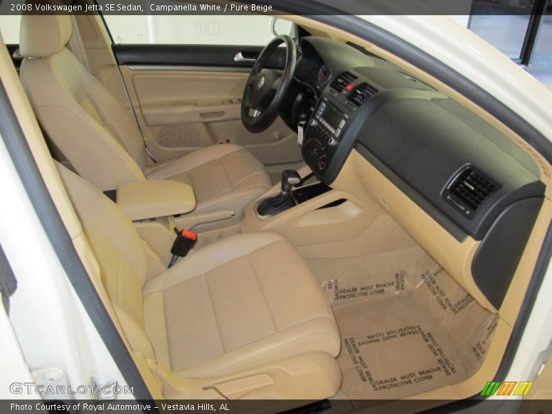  2008 Jetta SE Sedan Pure Beige Interior