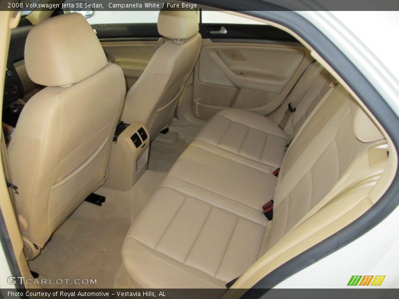 Campanella White / Pure Beige 2008 Volkswagen Jetta SE Sedan