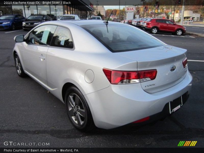 Bright Silver / Black 2010 Kia Forte Koup EX