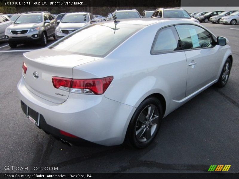 Bright Silver / Black 2010 Kia Forte Koup EX