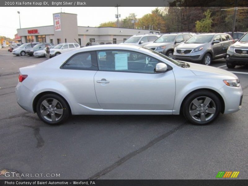 Bright Silver / Black 2010 Kia Forte Koup EX