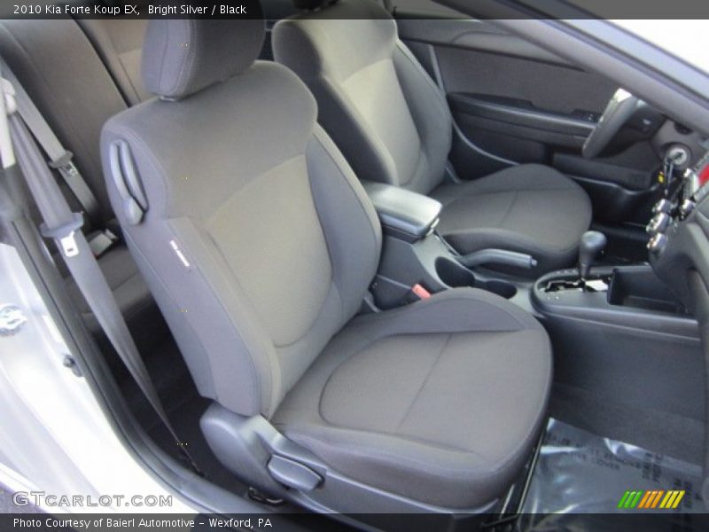 Bright Silver / Black 2010 Kia Forte Koup EX