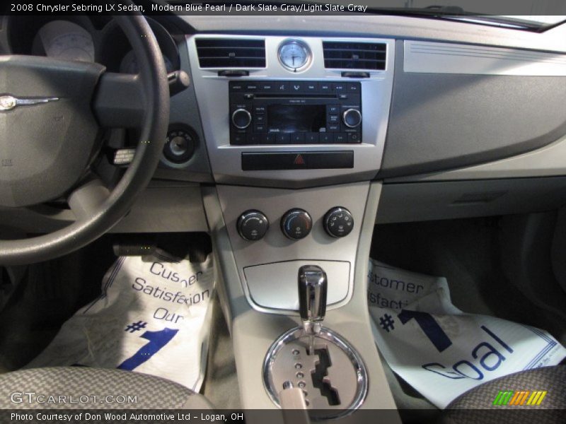 Modern Blue Pearl / Dark Slate Gray/Light Slate Gray 2008 Chrysler Sebring LX Sedan