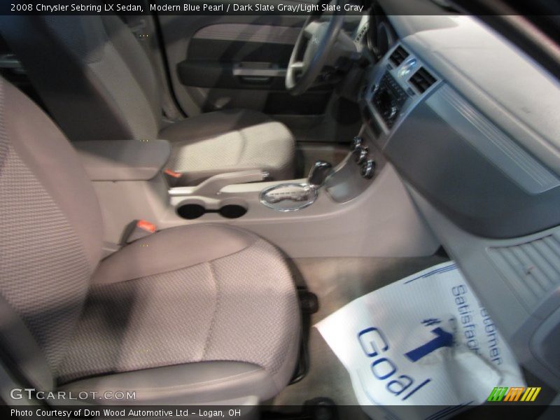 Modern Blue Pearl / Dark Slate Gray/Light Slate Gray 2008 Chrysler Sebring LX Sedan
