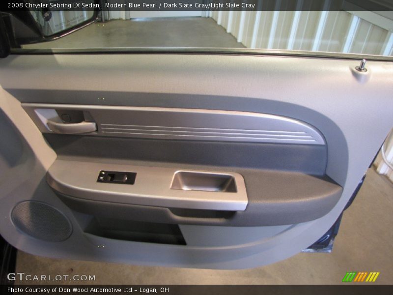 Modern Blue Pearl / Dark Slate Gray/Light Slate Gray 2008 Chrysler Sebring LX Sedan