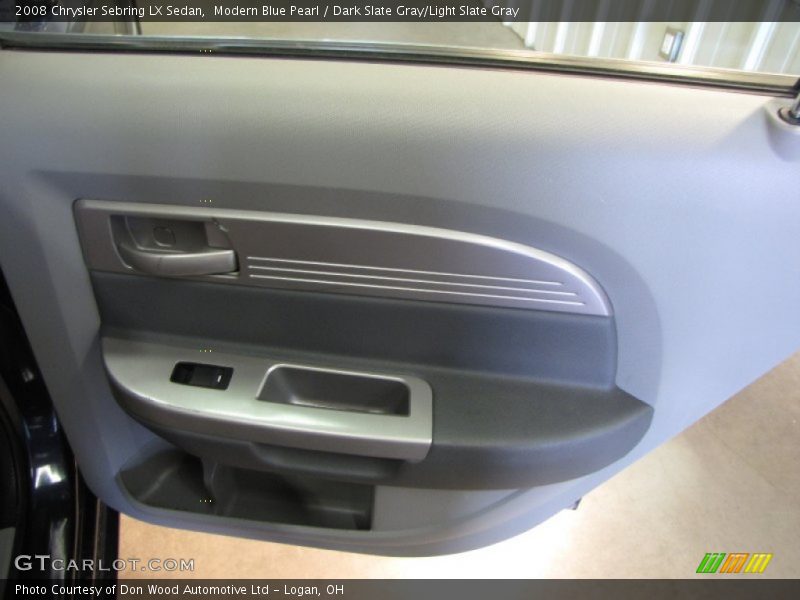 Modern Blue Pearl / Dark Slate Gray/Light Slate Gray 2008 Chrysler Sebring LX Sedan