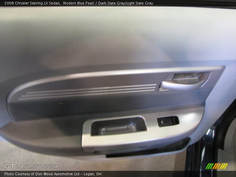 Modern Blue Pearl / Dark Slate Gray/Light Slate Gray 2008 Chrysler Sebring LX Sedan
