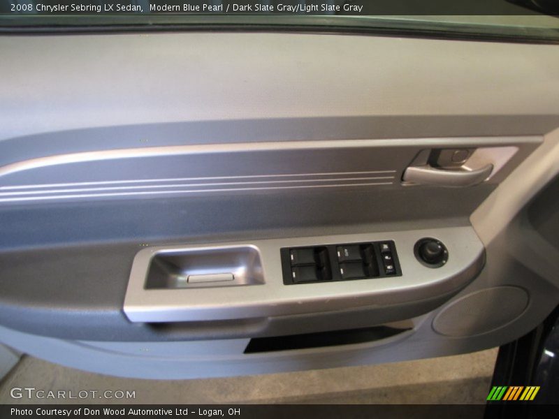Modern Blue Pearl / Dark Slate Gray/Light Slate Gray 2008 Chrysler Sebring LX Sedan