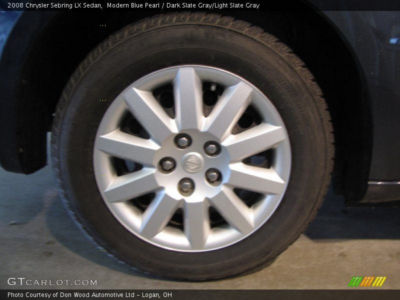 Modern Blue Pearl / Dark Slate Gray/Light Slate Gray 2008 Chrysler Sebring LX Sedan