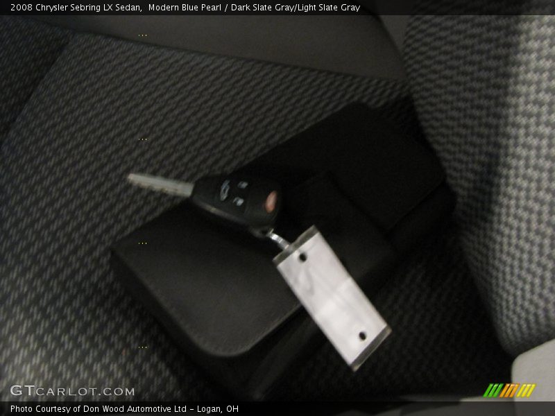 Modern Blue Pearl / Dark Slate Gray/Light Slate Gray 2008 Chrysler Sebring LX Sedan