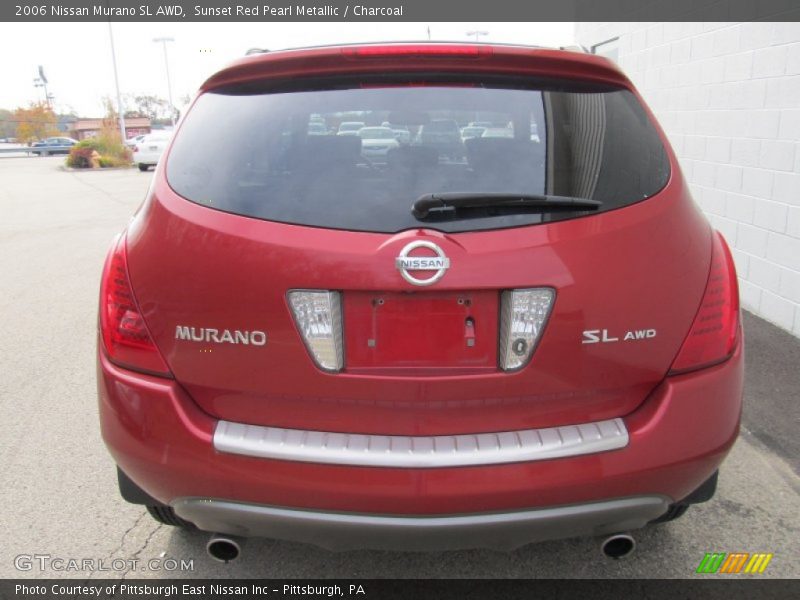 Sunset Red Pearl Metallic / Charcoal 2006 Nissan Murano SL AWD