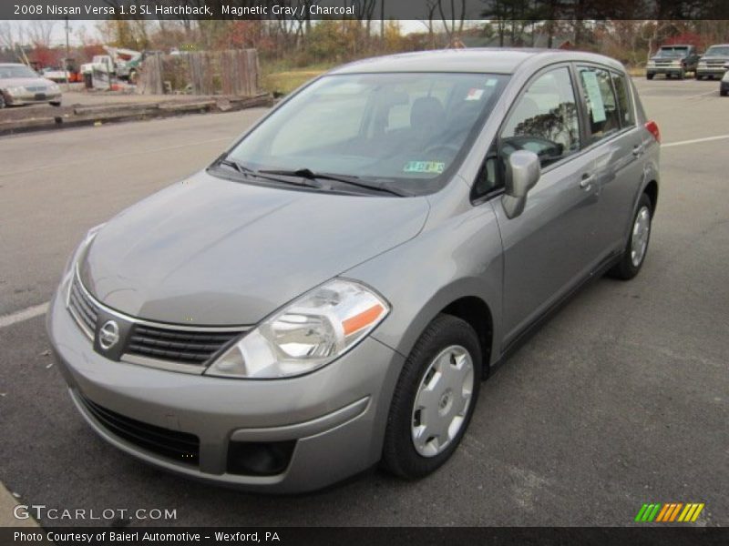 Magnetic Gray / Charcoal 2008 Nissan Versa 1.8 SL Hatchback