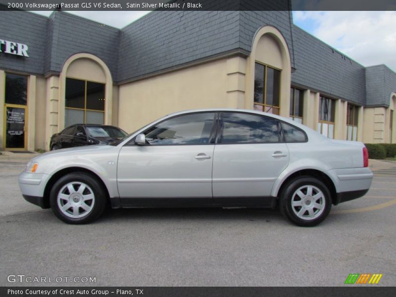 Satin Silver Metallic / Black 2000 Volkswagen Passat GLS V6 Sedan