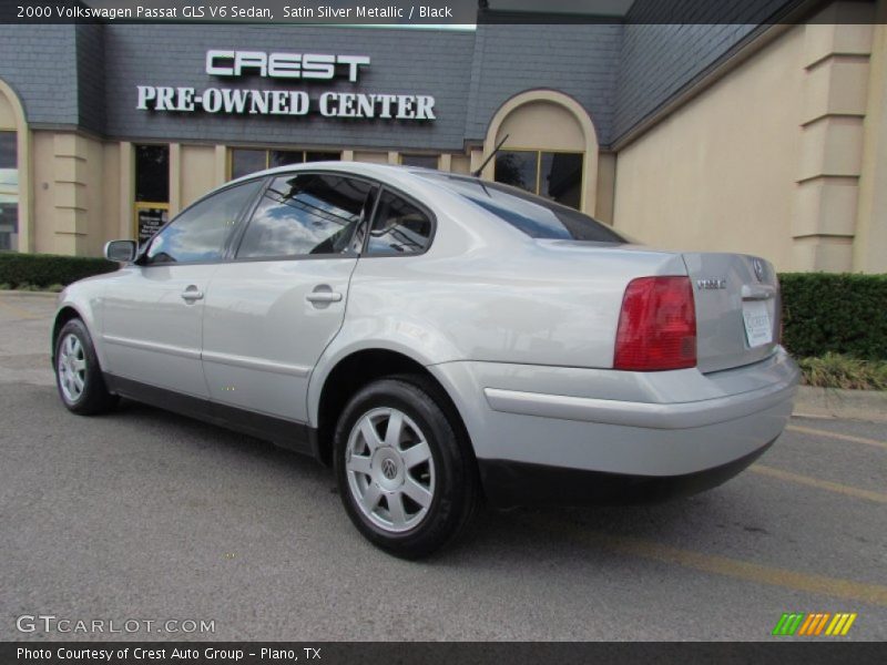 Satin Silver Metallic / Black 2000 Volkswagen Passat GLS V6 Sedan
