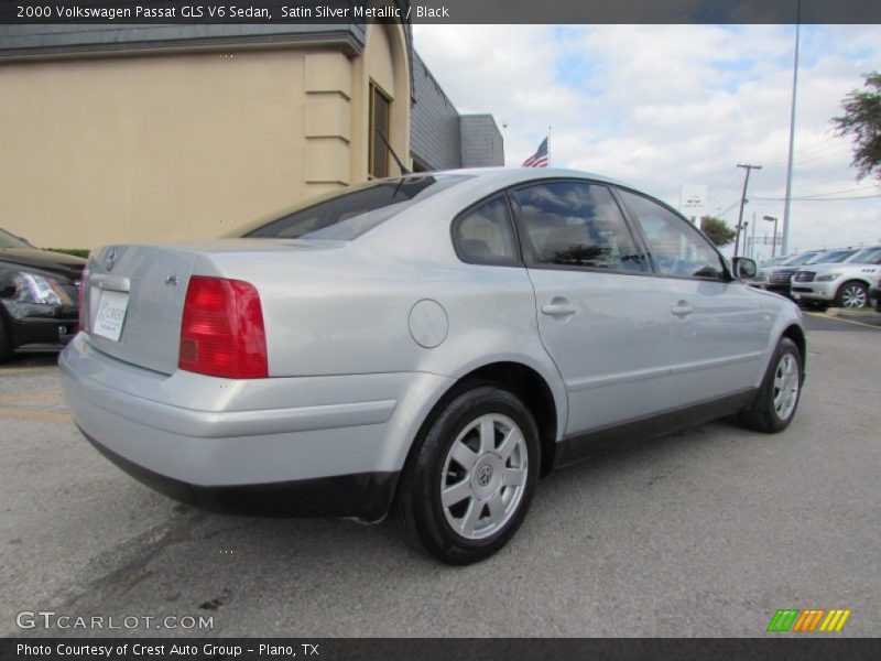 Satin Silver Metallic / Black 2000 Volkswagen Passat GLS V6 Sedan