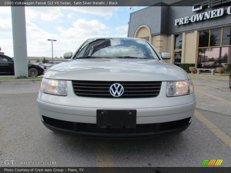 Satin Silver Metallic / Black 2000 Volkswagen Passat GLS V6 Sedan
