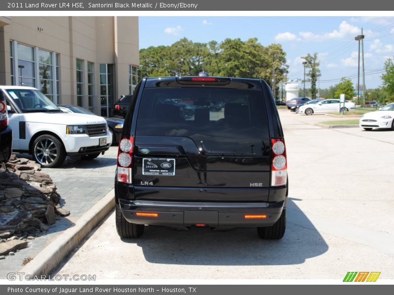 Santorini Black Metallic / Ebony/Ebony 2011 Land Rover LR4 HSE