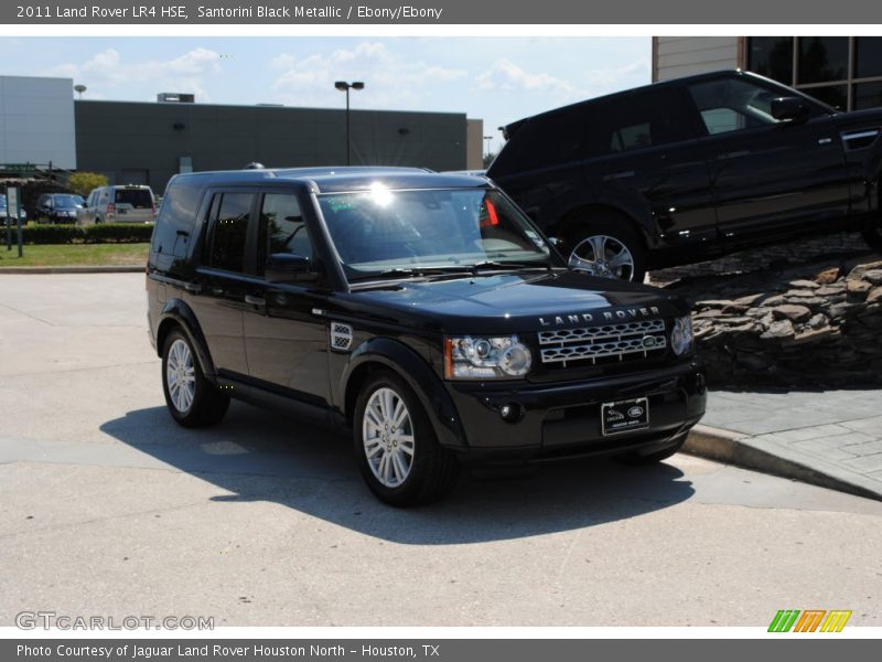 Santorini Black Metallic / Ebony/Ebony 2011 Land Rover LR4 HSE