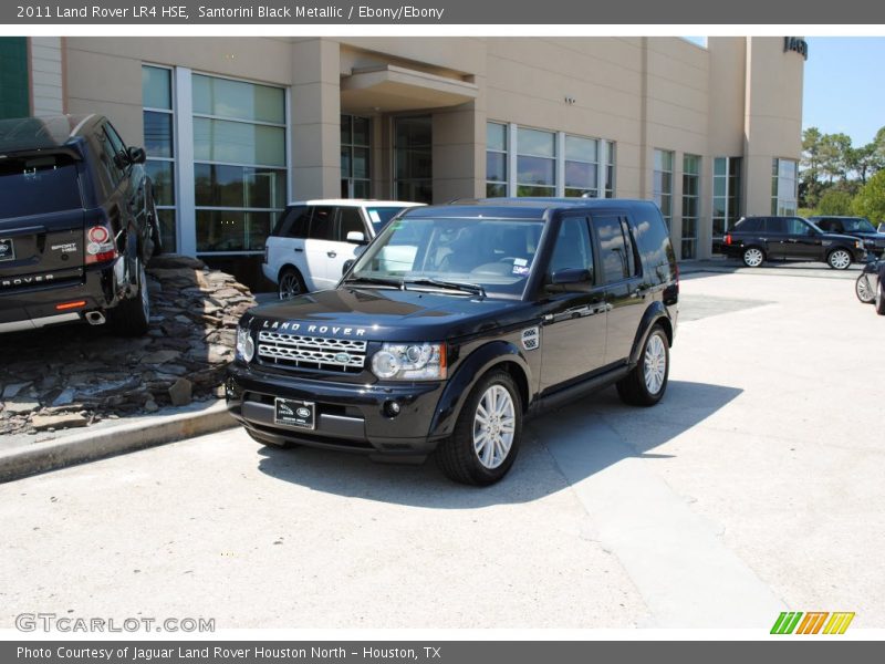 Santorini Black Metallic / Ebony/Ebony 2011 Land Rover LR4 HSE