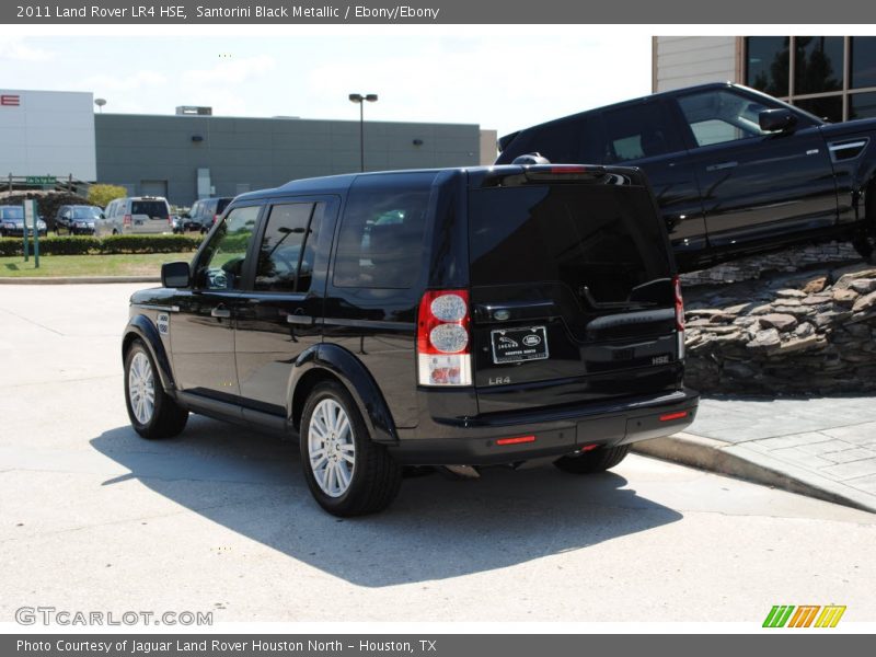 Santorini Black Metallic / Ebony/Ebony 2011 Land Rover LR4 HSE