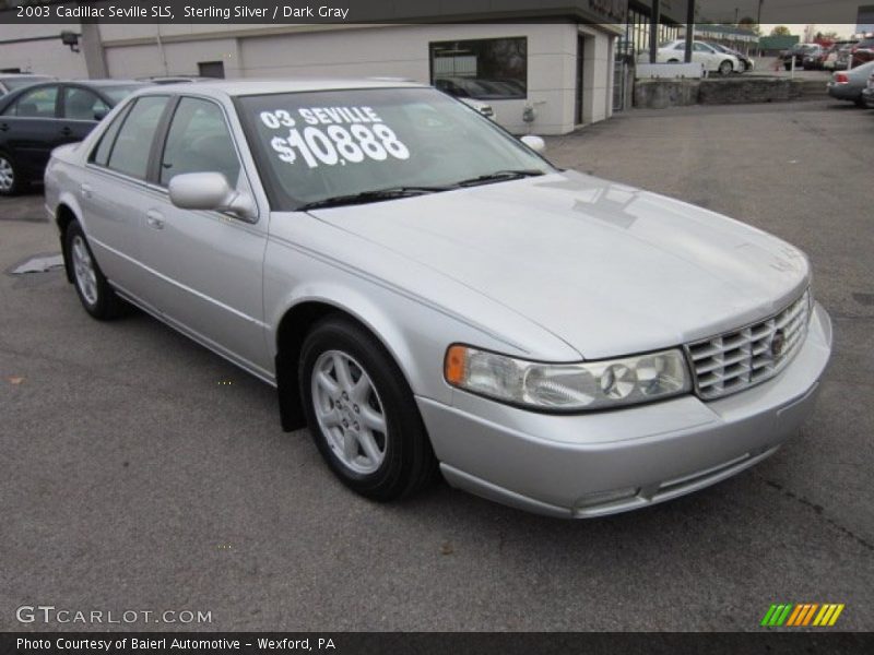 Sterling Silver / Dark Gray 2003 Cadillac Seville SLS