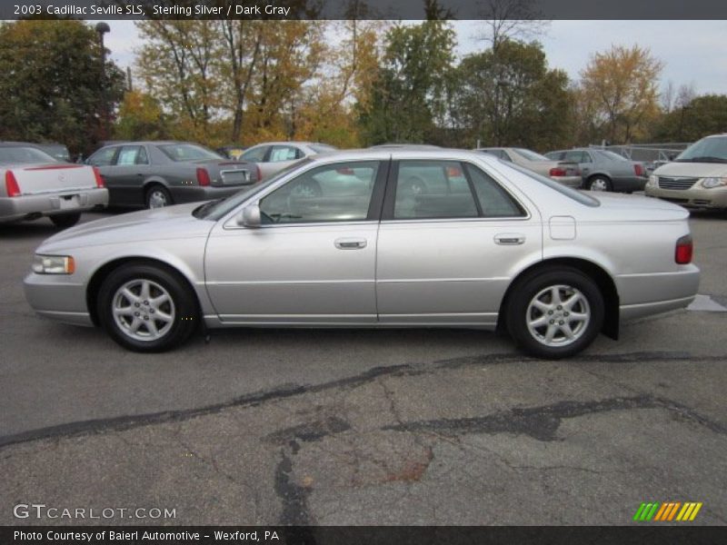 Sterling Silver / Dark Gray 2003 Cadillac Seville SLS